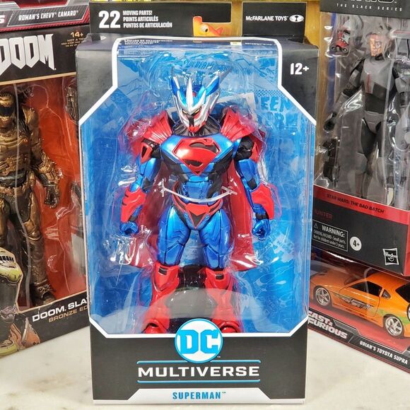 McFarlane DC Multiverse Superman Unchained Armor 7" Exclusive Collectible NIB - Picture 2 of 12